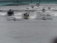 早慶レガッタ観戦応援