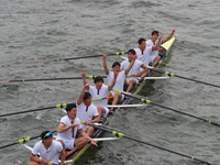 早慶レガッタ観戦応援