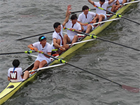 早慶レガッタ観戦応援