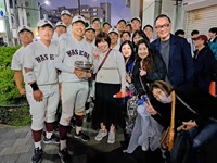 春季早慶戦観戦応援