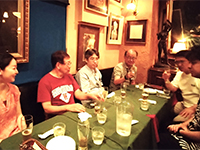 大隈重信候雉子橋邸跡記念碑清掃会